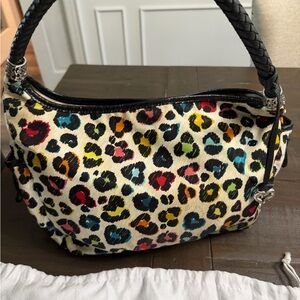 Brighton Multicolor Leopard Print Shoulder Bag